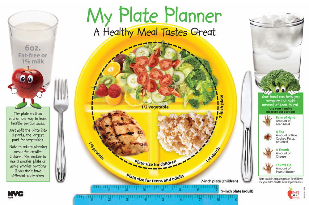 Live Well Plate Diet Portion