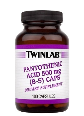Pantothenic Acid (B-5) Caps - 500 mg