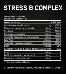 Stress B-Complex + Vitamin C