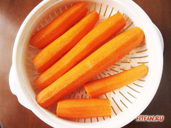 Морковные «рафаэлло» с миндалем